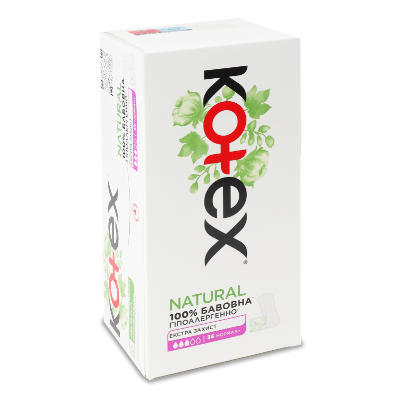 Прокладки щоденні Нейчерал Нормал+ 36шт Котекс