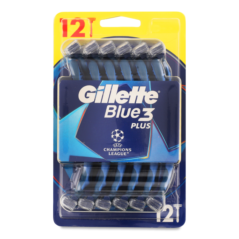 Станок д/гоління одноразовий Блу 3 Комфорт Плюс 12шт Джилет