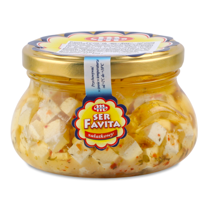 Сир Фавіта з зеленню 18% 100г твіст/б Млековіта