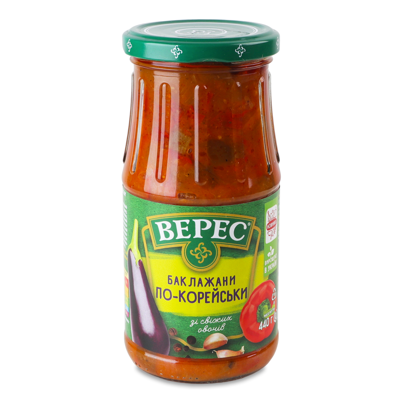 Баклажани По-корейськи 440г твіст/б Верес