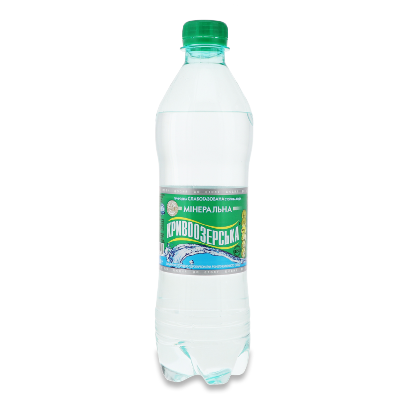 Вода мінеральна слабогазована 0,5л Кривоозерська