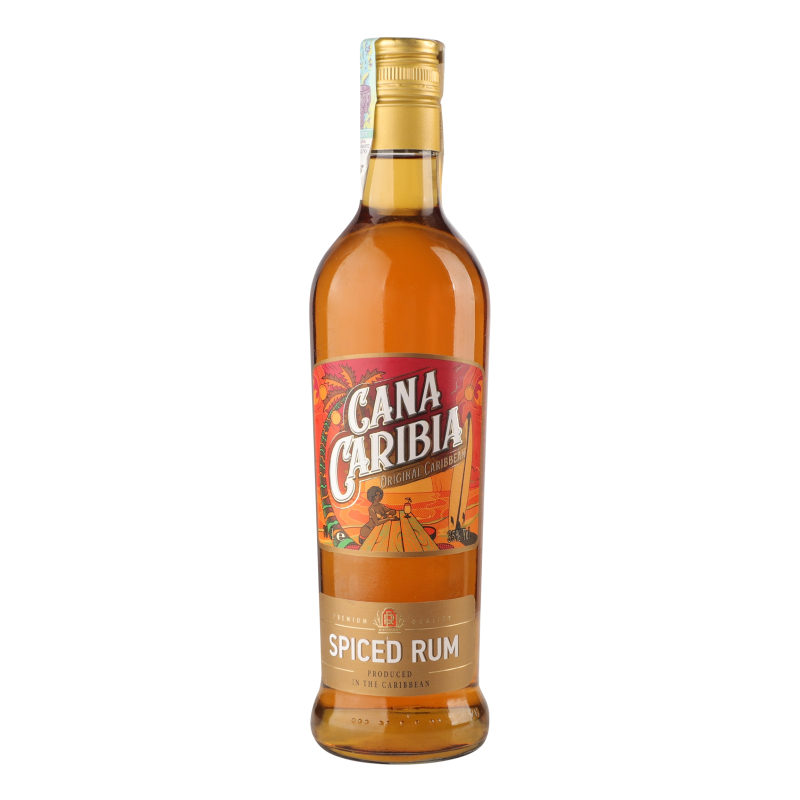 Ром 0,7л 35% Spiced Gold Cana Caribia бут Caribba 4006714004859