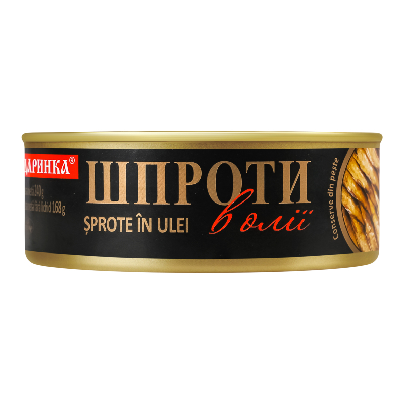 Шпроти в олії Даринка з/б