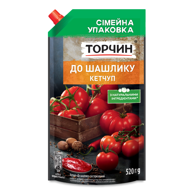 Кетчуп До шашлику 520г д/п Торчин