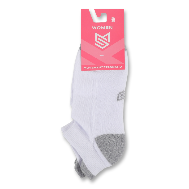 Шкарпетки жіночі біло-сірі махрова стопа р.36-40 M0104S МувментСтандарт