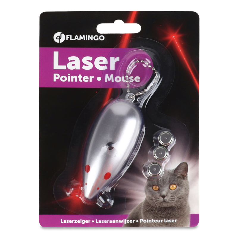 Іграшка д/котів Указка лазерна Мишка 560449 Flamingo