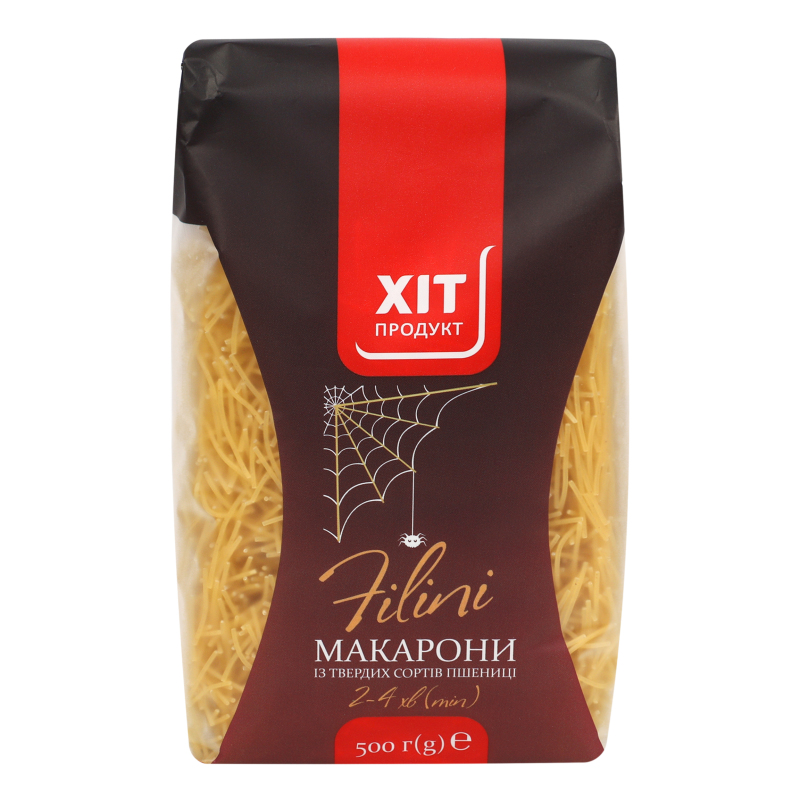 Макарони із твердих сортів пшениці Філіні Хіт продукт м/у