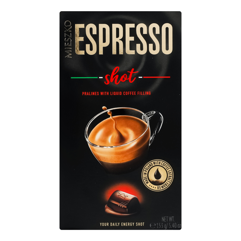 Конфеты шоколадные с начинкой со вкусом кофе Espresso Mieszko к/у