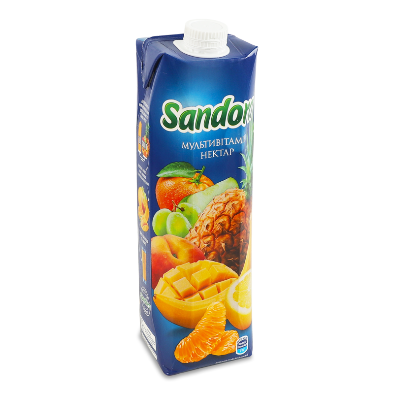 Нектар Мультивітамін 0,95л призма Sandora