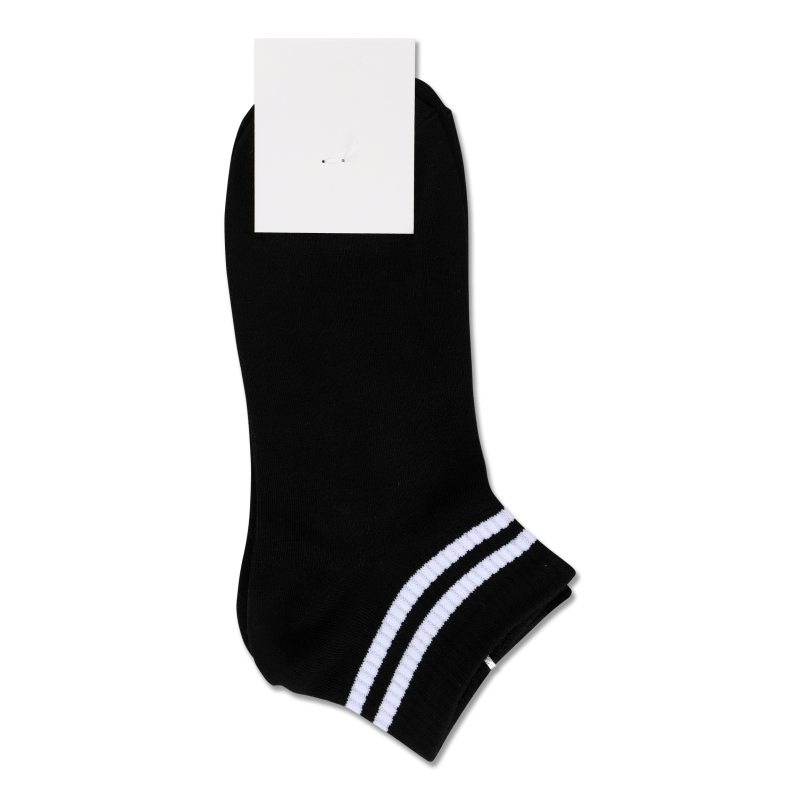 Шкарпетки чоловічі чорні з смужками короткі р.38-45 FHF24111627