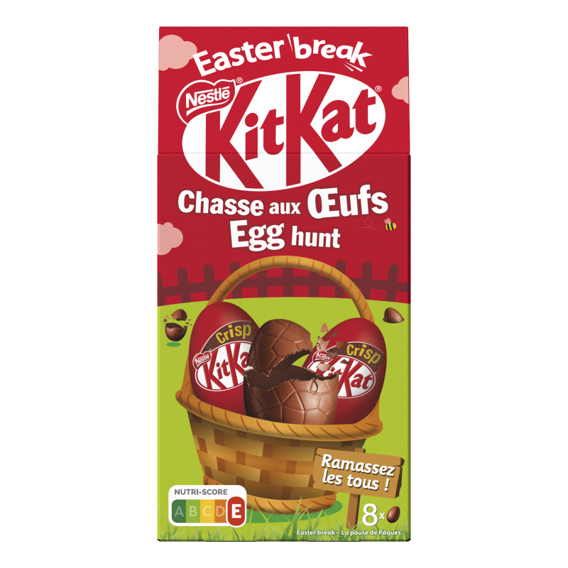 Набір фігур з молочного шоколаду з пшеничними крипсами Яйце Easter break Kit Kat к/у