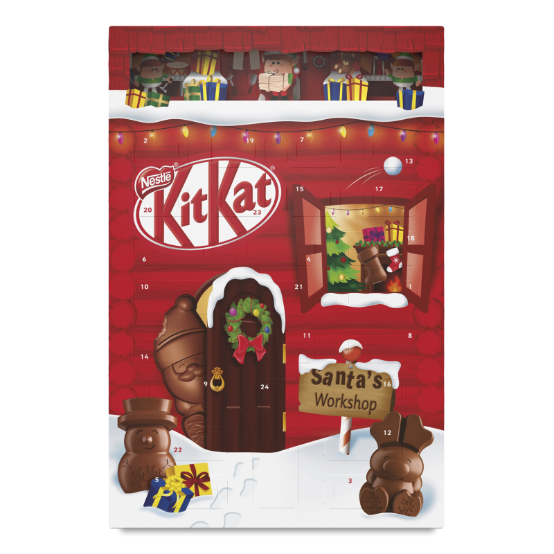 Подарунок новорічний Різдвяний календар 208г KitKat