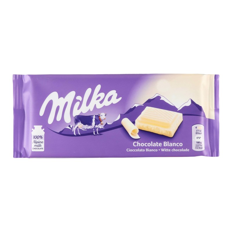 Шоколад білий Milka м/у