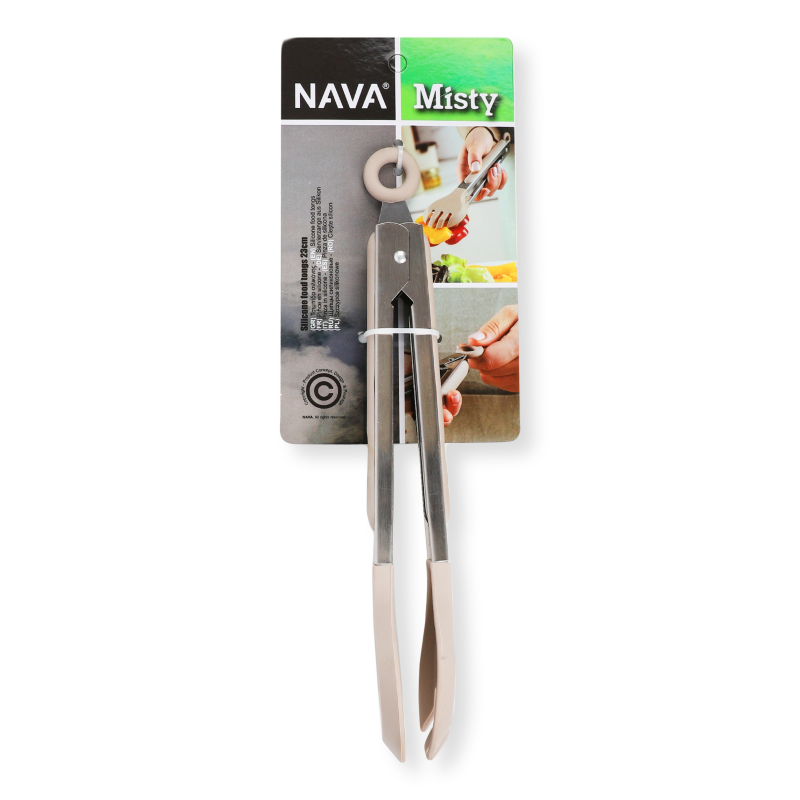 Щипці Misty силікон/нержавіюча сталь 23см 10-111-015 Nava
