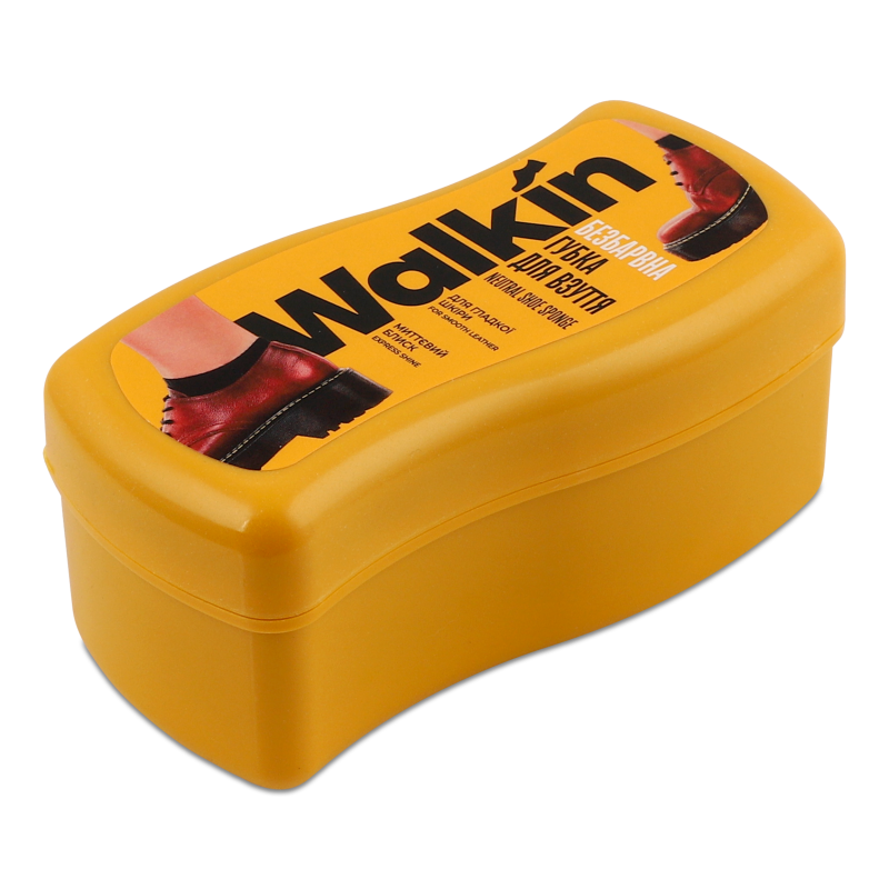 Губка д/взуття з гладкої шкіри Хвиля безбарвна Волкін