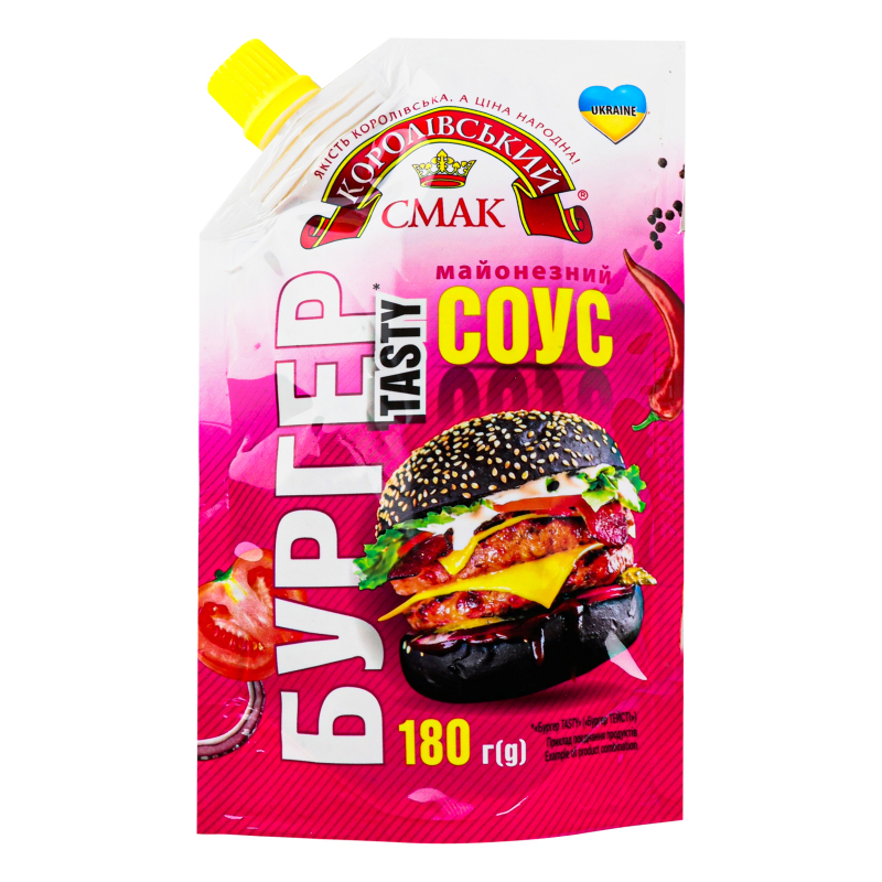 Соус майонезний 30% Бургер Tasty Королівський смак д/п