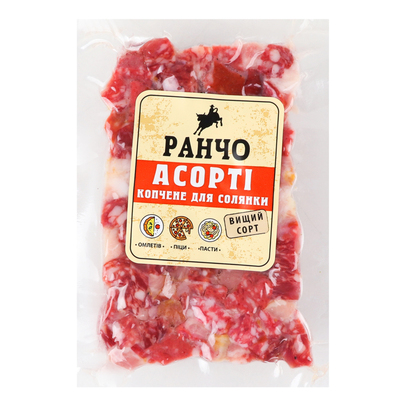 Асорті для солянки копчене Ранчо в/с кг