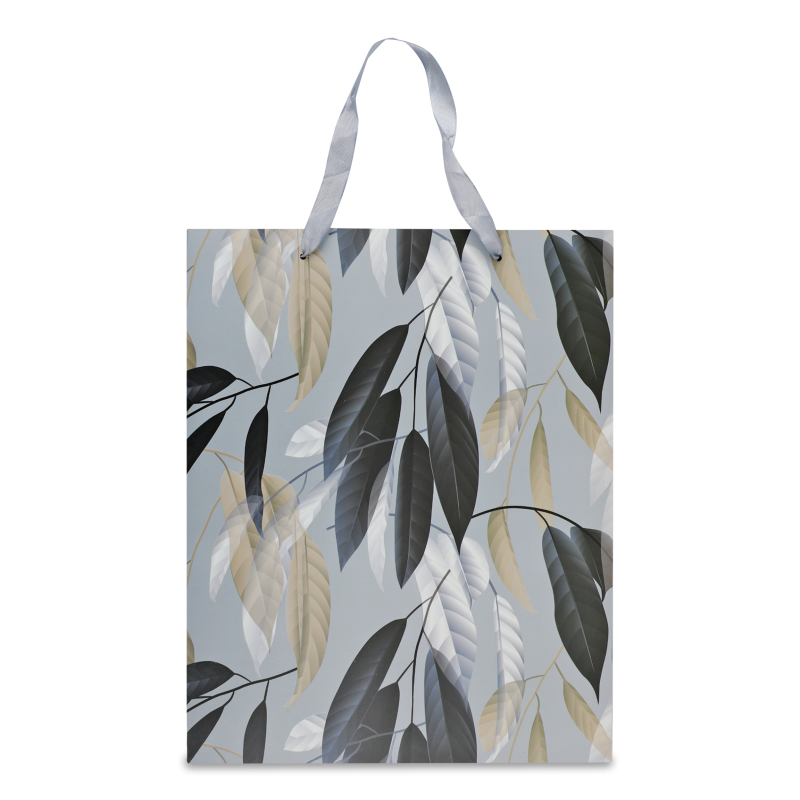 Пакет подарунковий Листя 26*32*12см