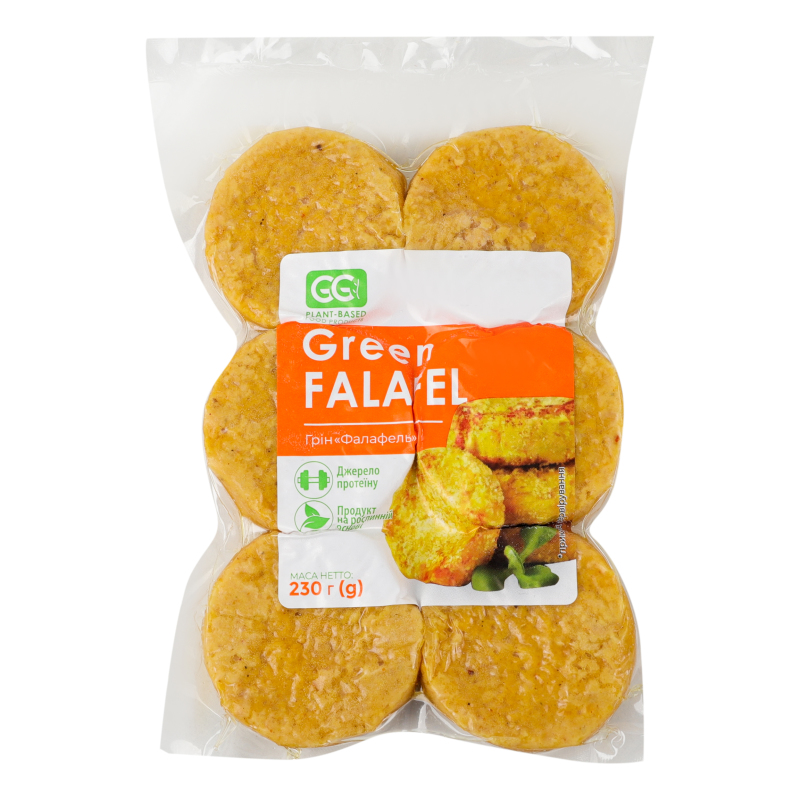Фалафель заморожений Green Falafel Greengo в/у