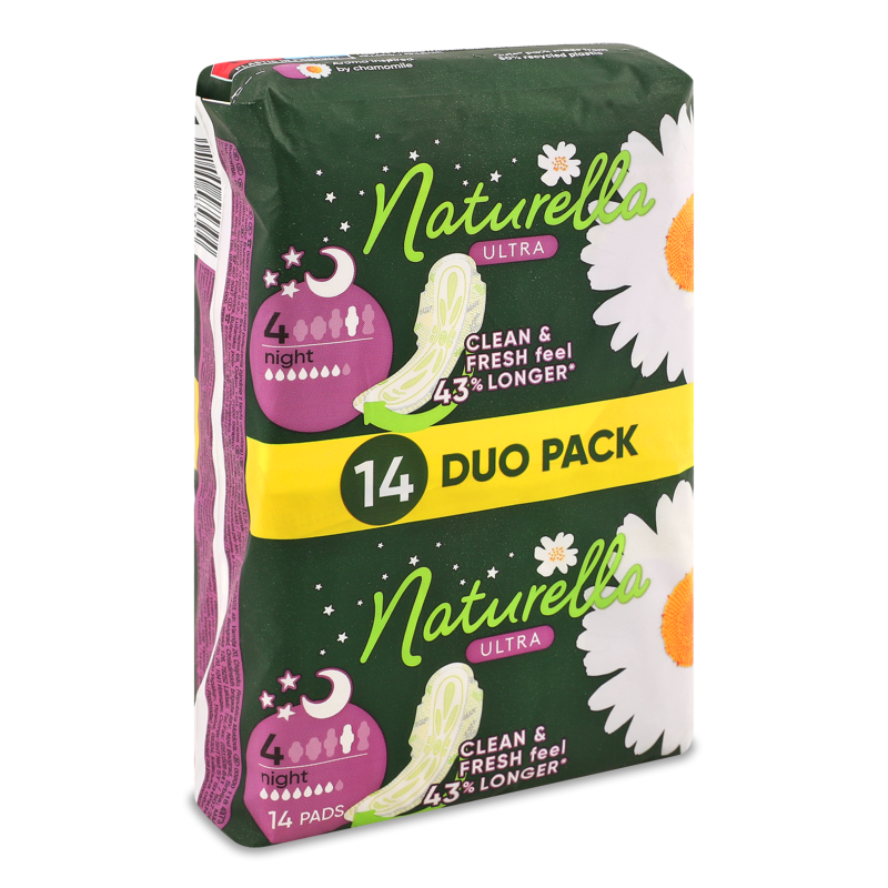 Прокладки Ромашка Ультра найт 14шт Натурелла