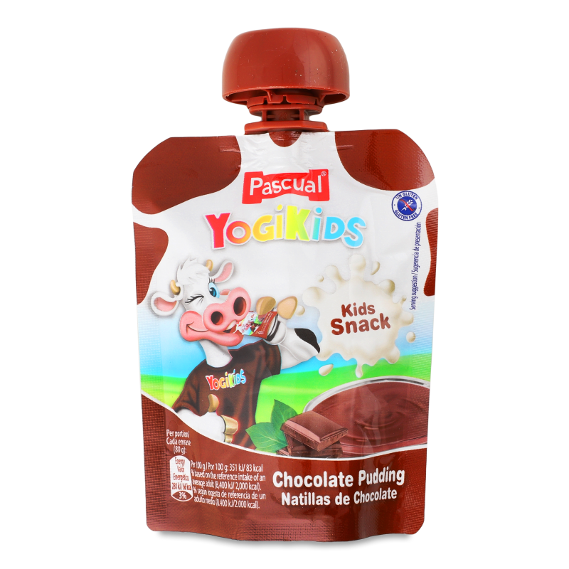 Десерт молочний питний з смаком шоколаду 2,9% 80г пауч Pascual