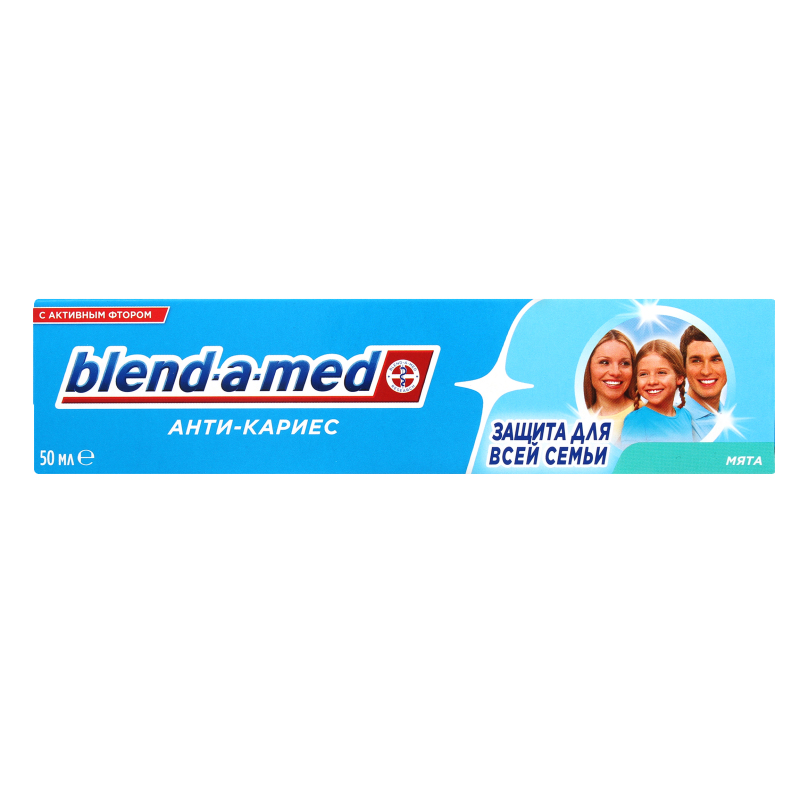Зубная паста Анти-кариес Кальци-стат Мята Blend-a-Med 50мл Blend-a-Med ...