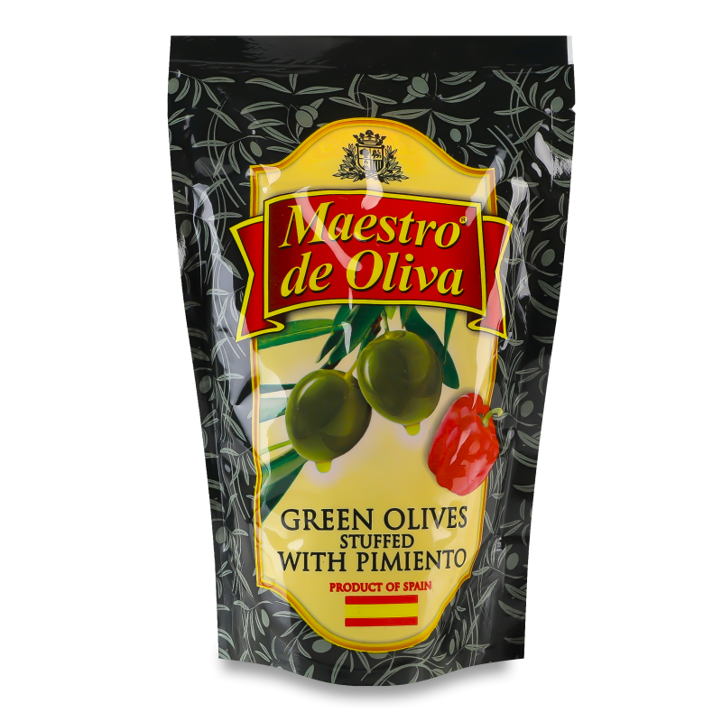 Оливки з перцем 170г п/е Maestro de Oliva