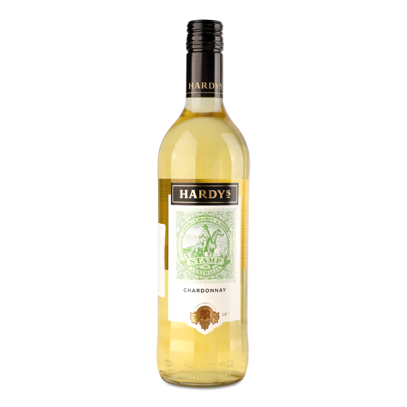 Вино Stamp Chardonnay біле сухе 11% 0,75л Hardys