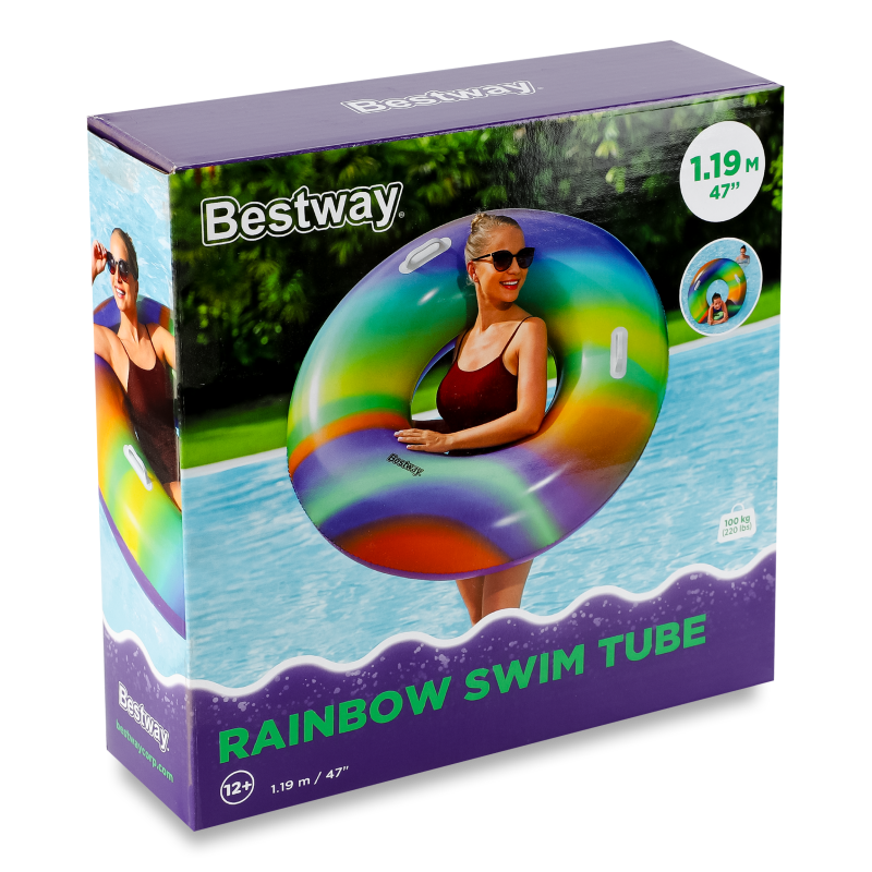 Коло надувне Веселка 119см 36352 Bestway