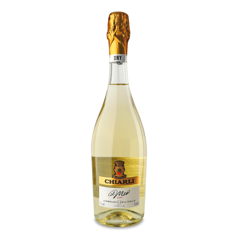 Вино н/ігристе Ламбруско дель”Емілія біле сухе 10% 0,75л Кьярлі
