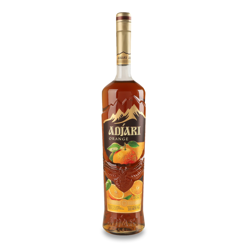 Напій спиртний Апельсин 30% 0,5л Adjari
