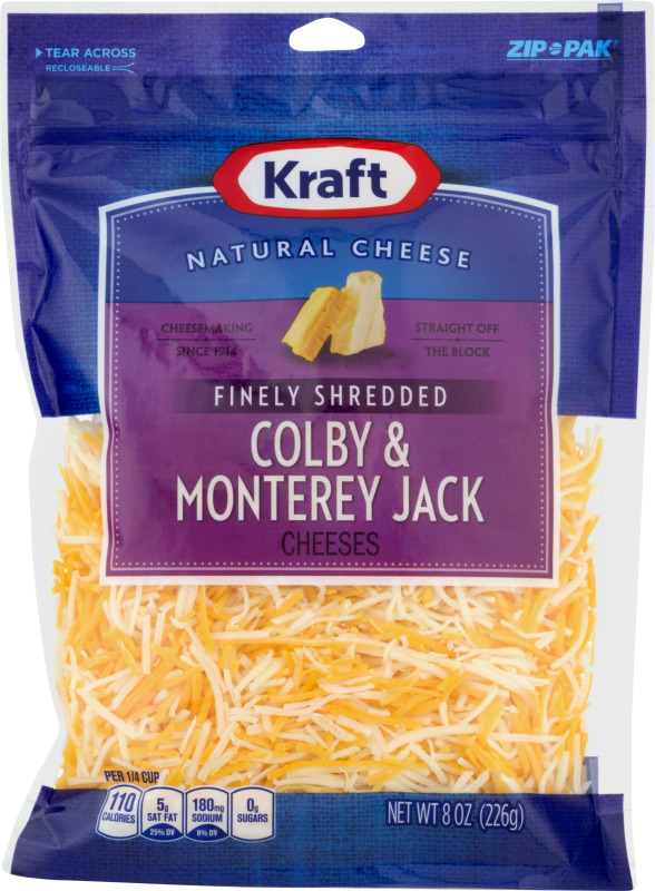 Kraft Natural Cheese Finely Shredded Colby & Monterey Jack Kraft
