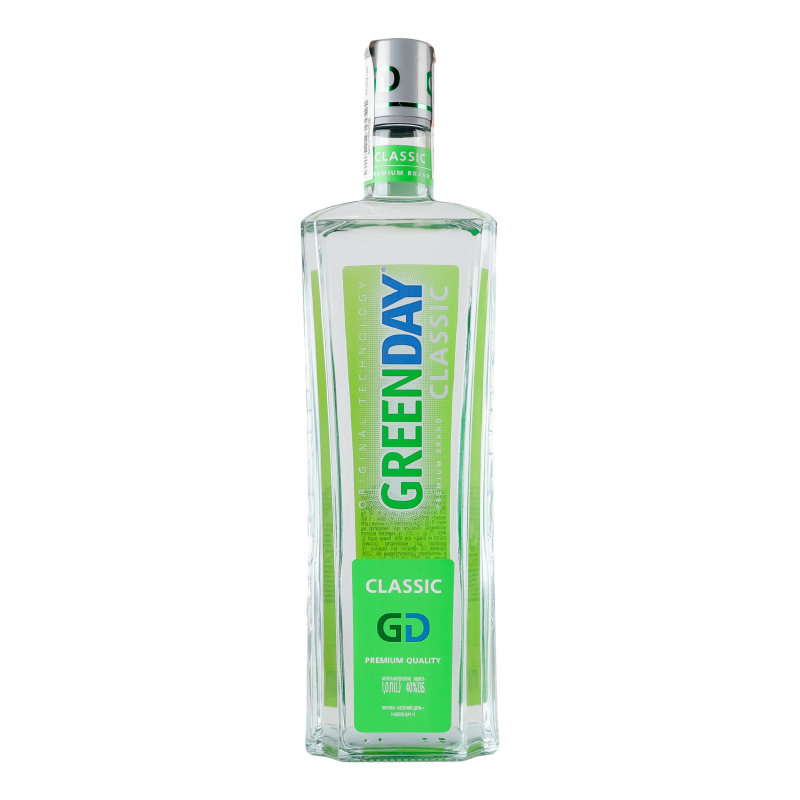 Горілка 1л 40% Classic Green Day пл Green Day(4820183102287