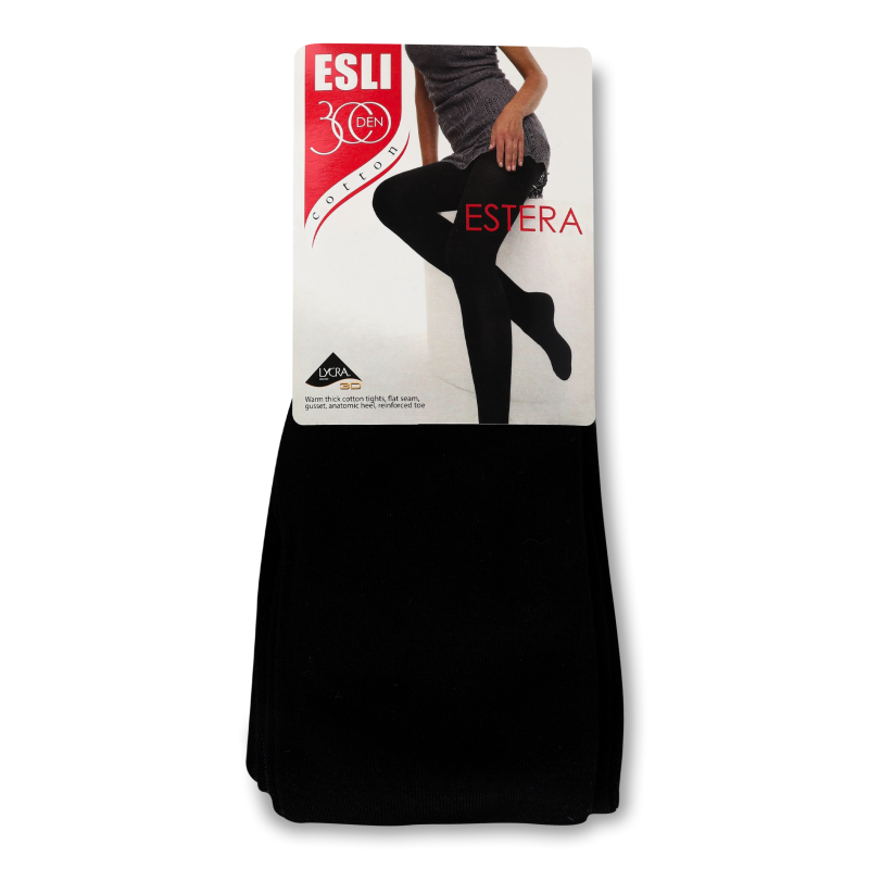 Колготи жіночі Estera неро 300ден р.3 Esli