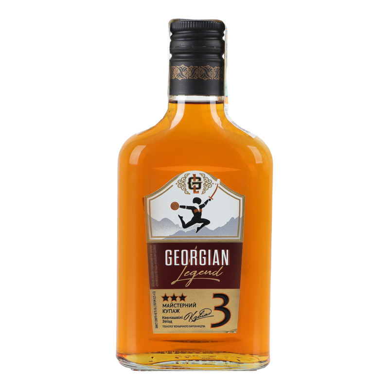 Коньяк 0.25л 40% ординарный 3 звезды Georgian Legend бут Georgian