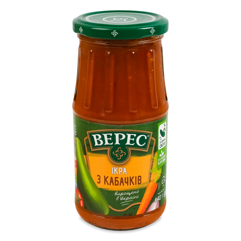 Ікра з кабачків Екстра 440г твіст/б Верес