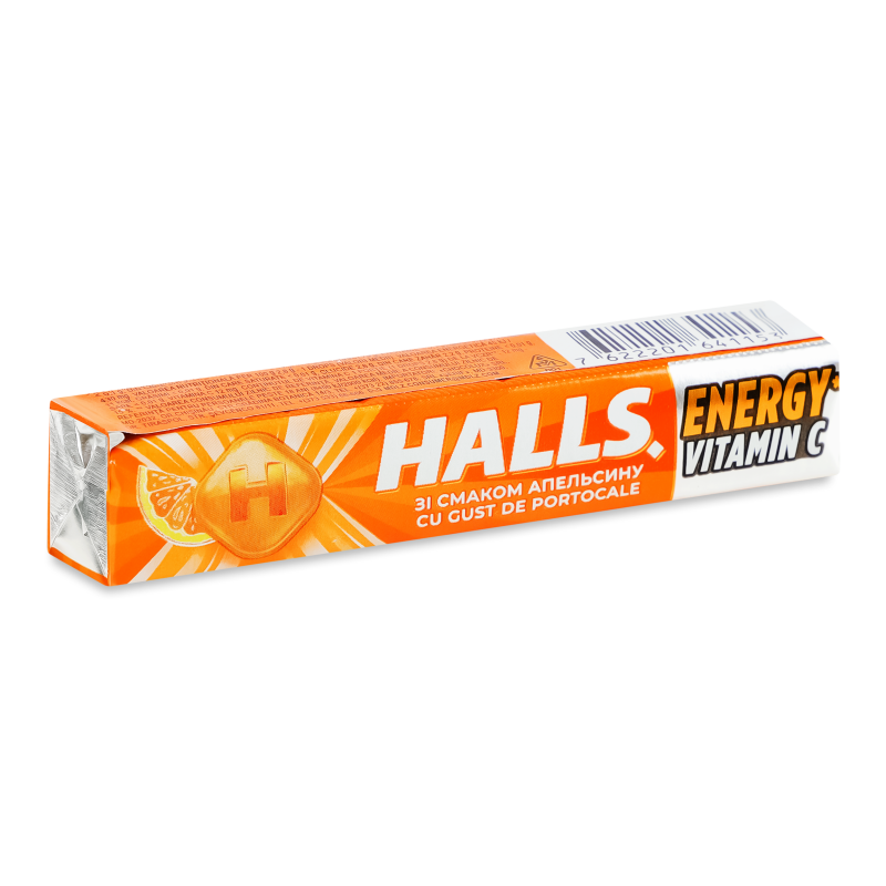 Карамель льодяникова з смаком апельсина 25,2г Холлс