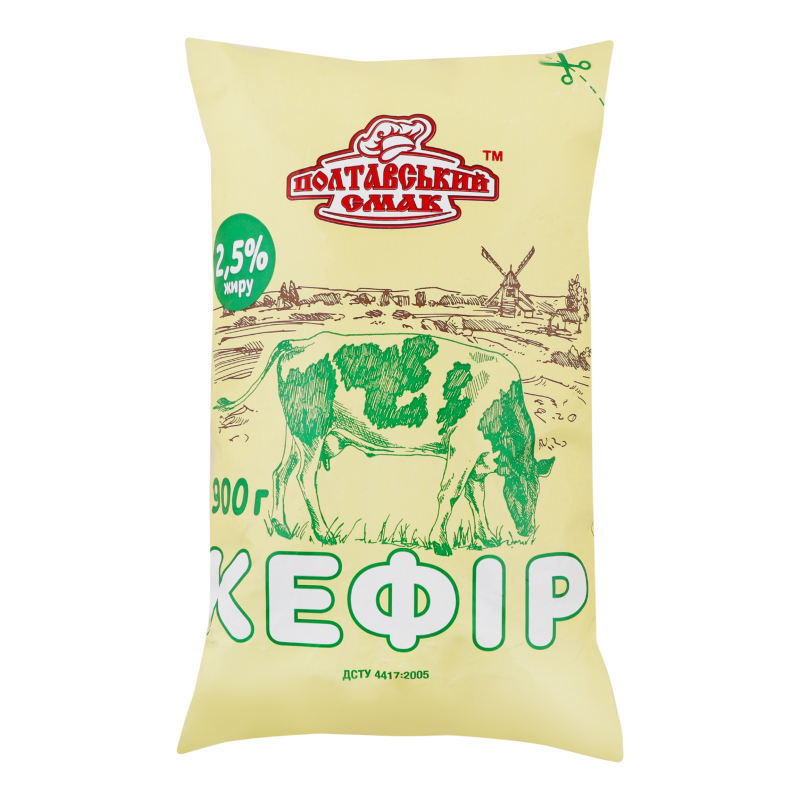Кефір 2.5% Полтавський смак м/у