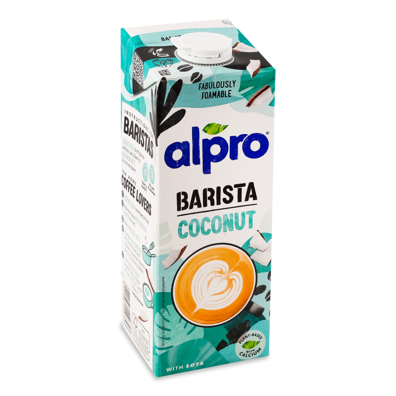 Напій кокосовий Barista з соєю 1л т/п Alpro