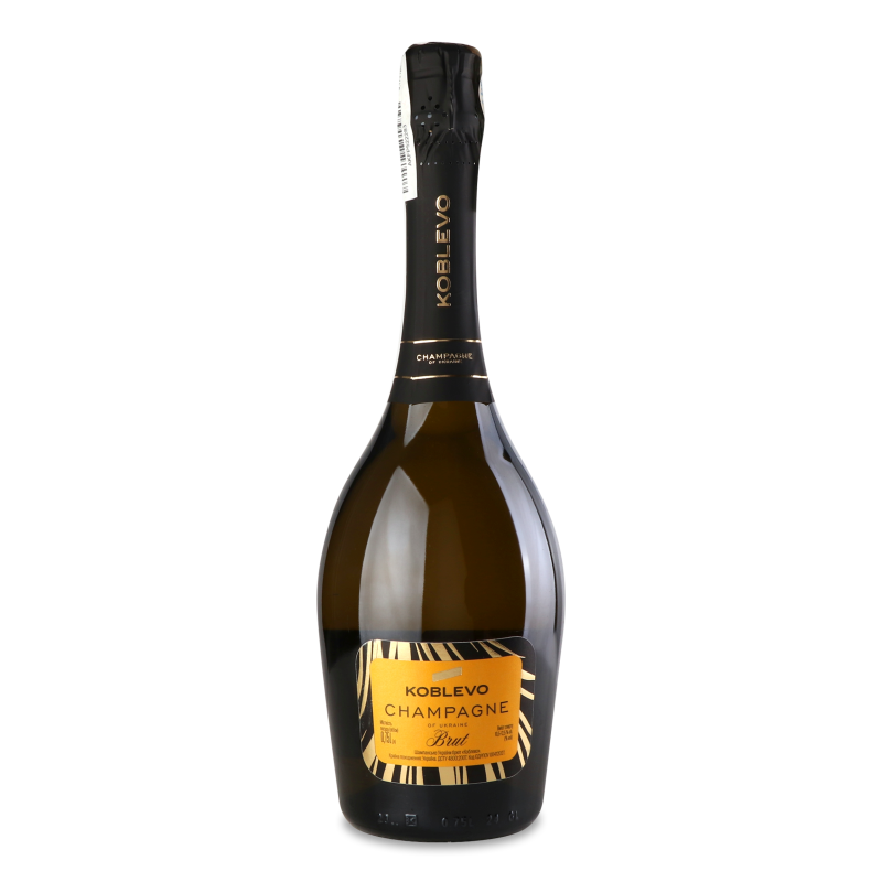 Шампанське України Brut 10,5-12,5% 0,75л Koblevo