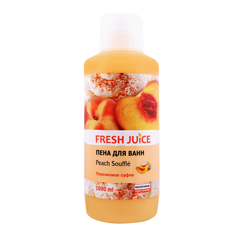 Пена для ванн Peach souffle Fresh Juice 1000мл Fresh Juice ...
