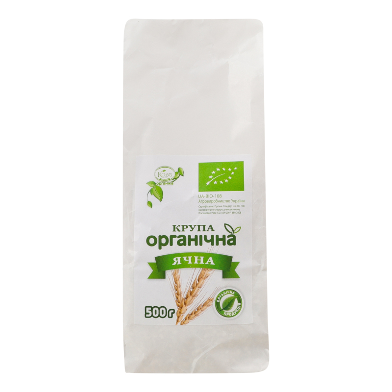 Крупа ячна ячмінна органічна Козуб продукт органіка м/у