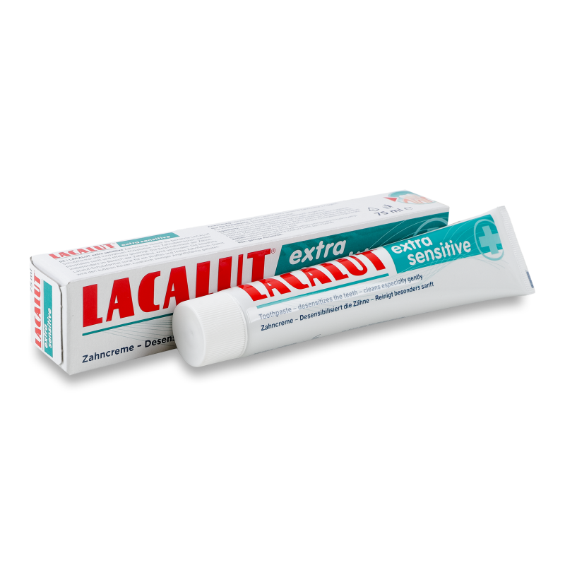Паста зубна Extra Sensitive 75мл Lacalut
