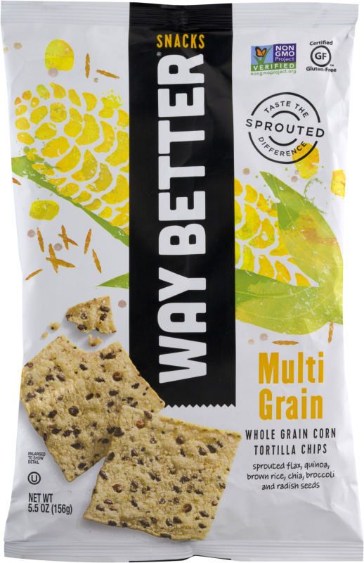 Way Better Snacks Multi Grain Whole Grain Corn Tortilla Chips Way Better Snacks(855564003000