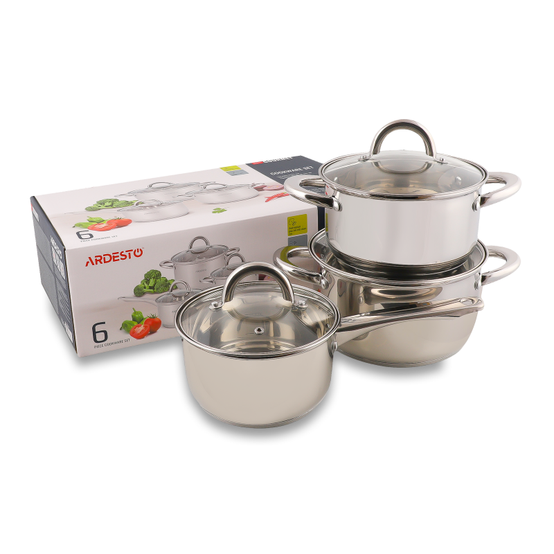 Набір посуду Gemini Gourmet Andria нержавіюча сталь 6предметів Ardesтo