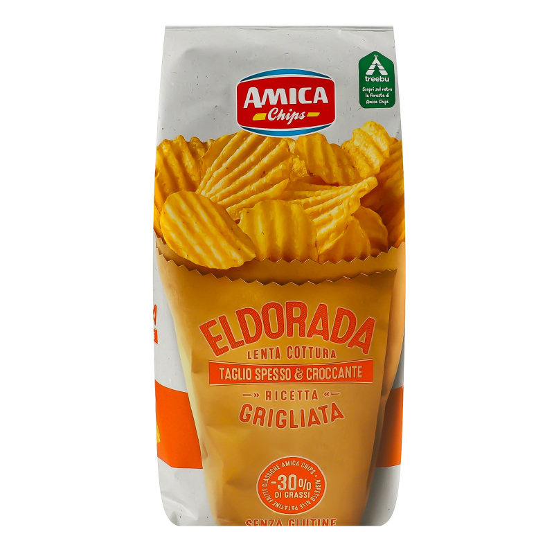 Чипси картопляні хвилясті Grigliata Eldorada Amica Chips м/у
