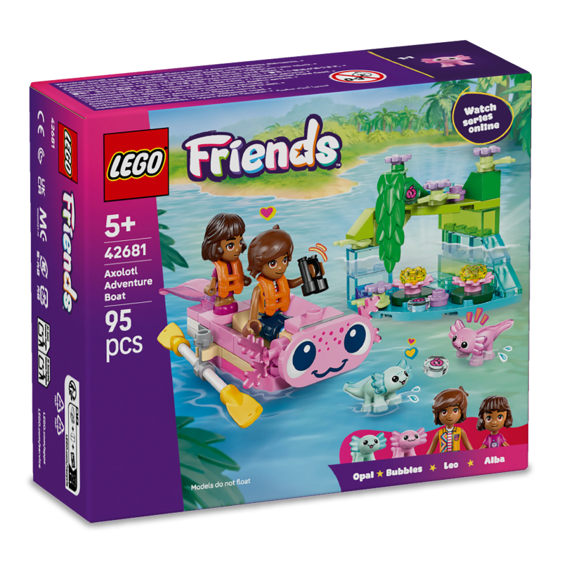 Конструктор Friends Пригодницький човен Аксолотль Lego