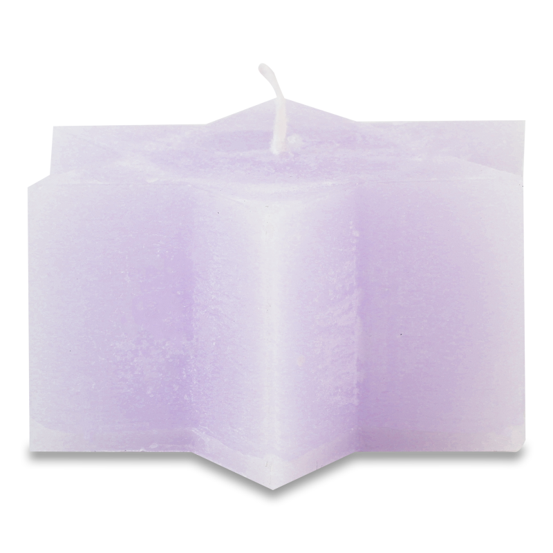 Свічка Зірка бузок SD 09*04/1-4.1 Candy Light