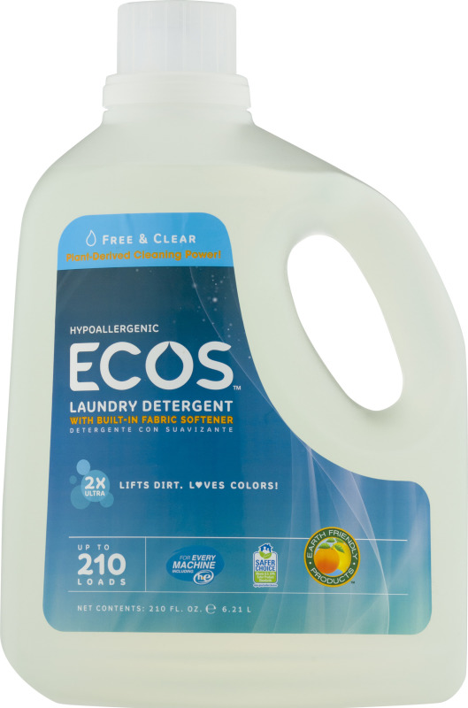 ECOS Hypoallergenic Laundry Detergent with BuiltIn Fabric Softener