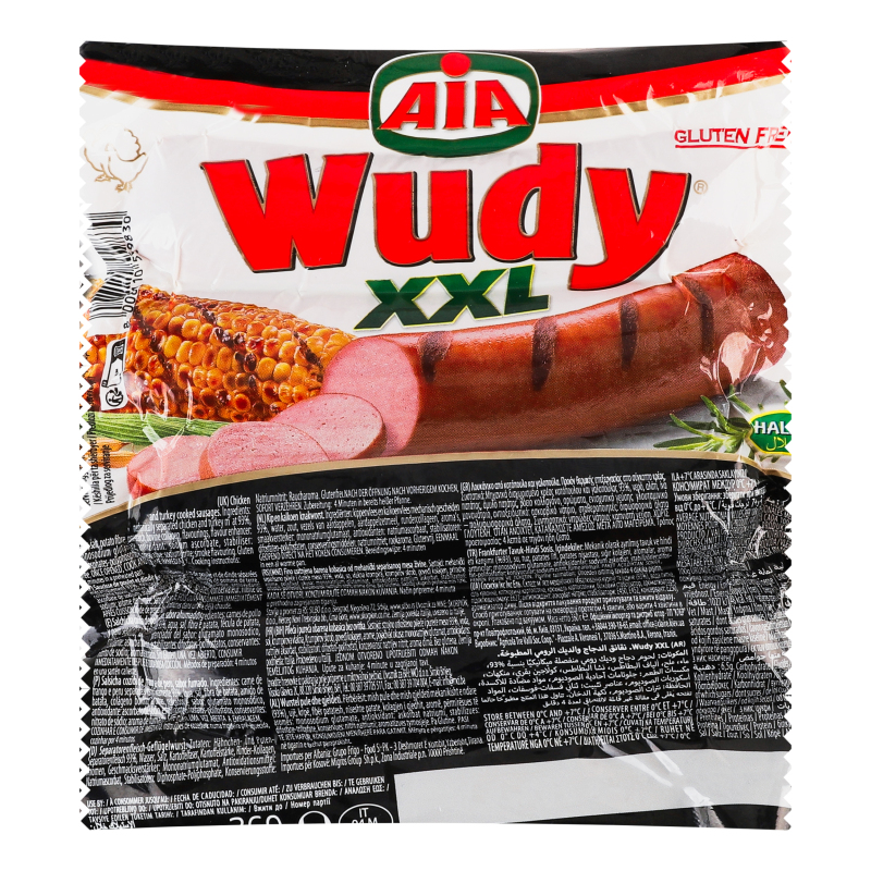 Сосиски XXL Wudy в/у 360г Wudy(8008110559830): купить в интернет